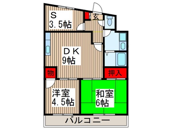 ラ・フォ－レ中浦和の物件間取画像